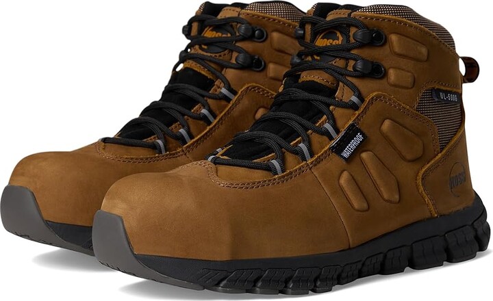 Hoss Ulta Lite Tikaboo Atlantic Leather - BIG HOSS Sizes Men's Shoes Brown : 11 D - Medium, Textile/Synthetic/Leather