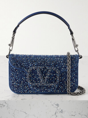 ショルダーバッグ VALENTINO GARAVANI 'Loco' Shoulder Bag Blue 4Y2B0C15YIJ Valentino Garavani Loco Small VLOGO Chain Shoulder Bag