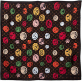 Thumbnail for your product : Louis Vuitton X Fornasetti Brown Silk Cameo Square Scarf