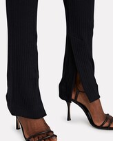 Thumbnail for your product : Bassike Flared High-Rise Rib Knit Pants