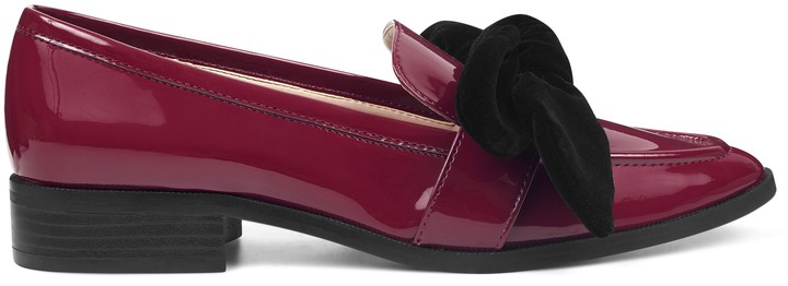 weeping bow loafers