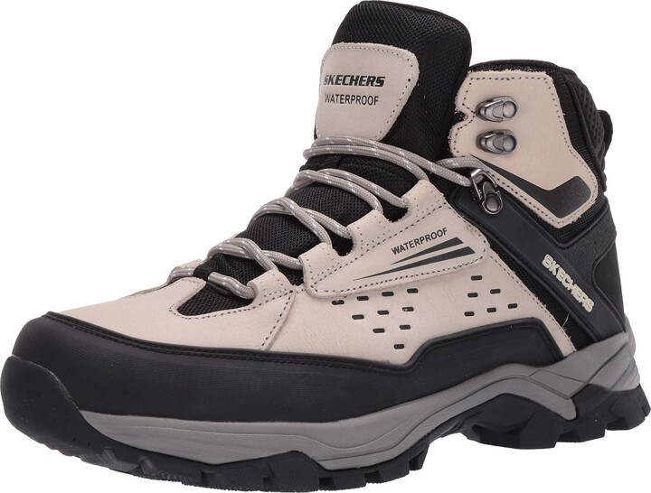 zapatos skechers hombre negro waterproof