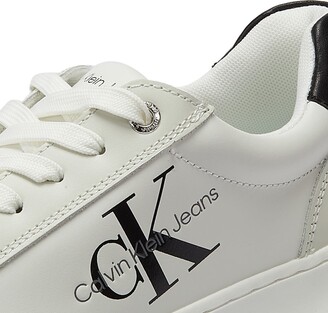 Calvin Klein Jeans Chunky Cupsole Lace Up Mon Womans White / Black Trainers- UK 5 / EU 38 / US 7.5 - ShopStyle Sneakers & Athletic Shoes