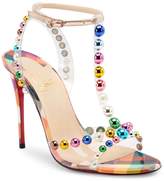 Thumbnail for your product : Christian Louboutin Faridaravie PVC Leather T-Strap Sandals
