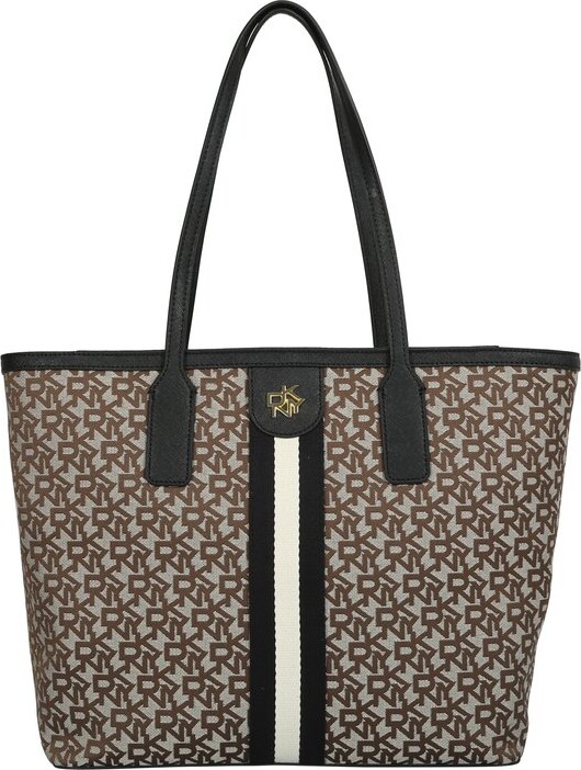 DKNY Carol MonogramJacquard Top Handle Bag ShopStyle