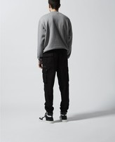 Thumbnail for your product : The Kooples Cargo black cotton trousers w/zipped hem