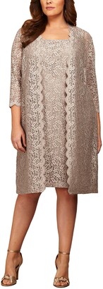 cocktail and party alex evenings plus size