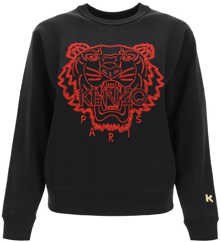 red kenzo sweatshirt