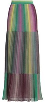 M Missoni Striped Stretch-Knit Maxi Skirt