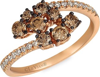 LeVian 14K Strawberry Gold®, Chocolate Diamond® & Nude Diamond™ Ring