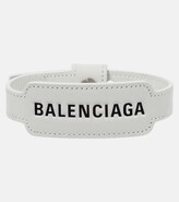 Thumbnail for your product : Balenciaga Logo leather bracelet