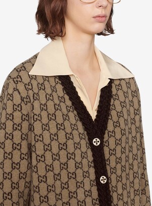 Gucci GG intarsia-knit cardigan