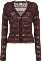 Thumbnail for your product : M Missoni Zigzag Embroidered Cardigan