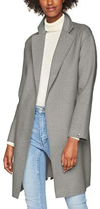 Tommy Hilfiger Women's Carmen Wool Coat (Light Grey HTR 039), (Size: XX-Large)