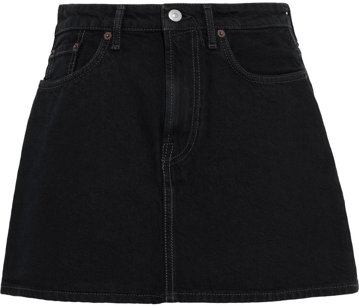 Acne Studios Marika Denim Mini Skirt - ShopStyle