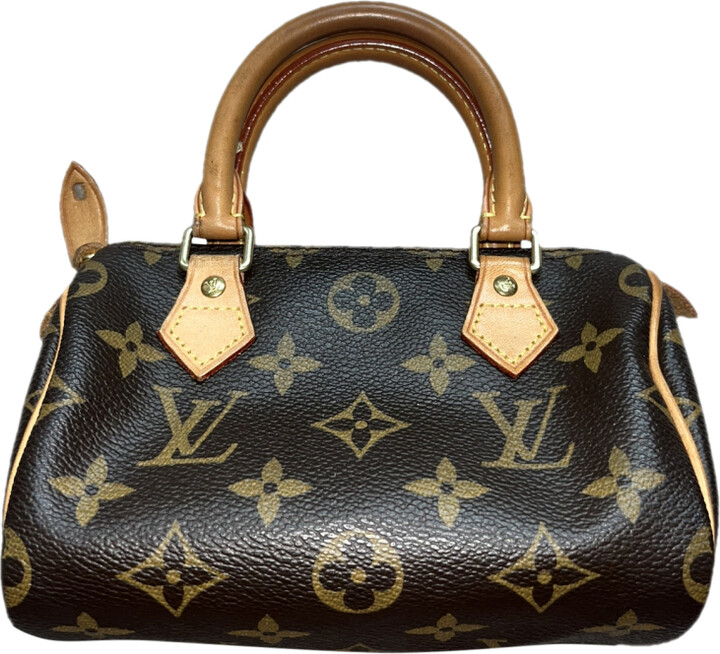 Louis Vuitton Nano Speedy / Mini HL leather crossbody bag - ShopStyle