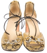 Thumbnail for your product : Gucci Snakeskin Sandals
