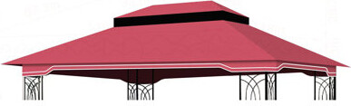 BURDOCK Outdoor Patio Gazebo Replacement Canopy for Relaxing and Enjoying Nature