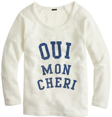 Thumbnail for your product : J.Crew Oui mon cheri sweatshirt