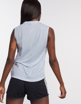 Thumbnail for your product : adidas Badge of Sport tank top in sky tint & white