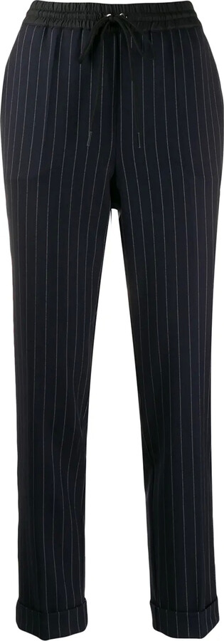 P.A.R.O.S.H. Pinstripe Cuffed Trousers