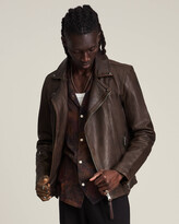 Thumbnail for your product : AllSaints Heron Leather Biker Jacket