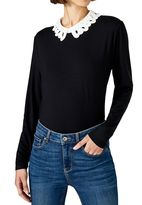Thumbnail for your product : Hallhuber Long Sleeve With Beaded Lace Collar