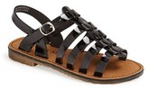 Thumbnail for your product : Laura Ashley Patent Sandal (Toddler, Little Kid & Big Kid)