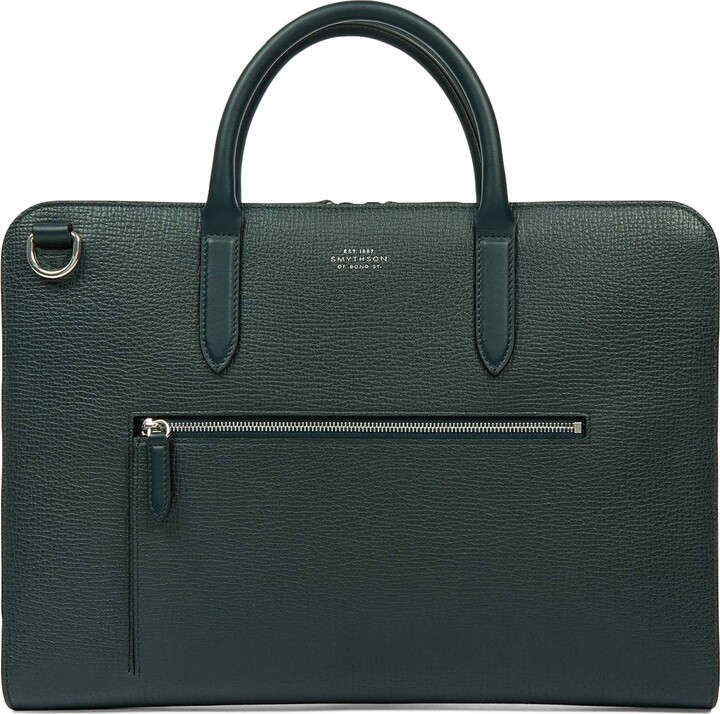 Smythson Ludlow Calf Leather Ultra Slim Briefcase