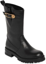 Thumbnail for your product : Versace 30mm Leather Biker Boots