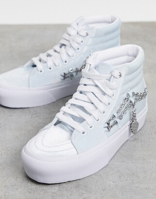 light blue hightop vans