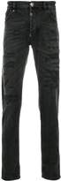 Thumbnail for your product : Philipp Plein distressed straight-leg jeans