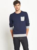 Thumbnail for your product : Goodsouls Mens Crew Neck Jumper with Pocket