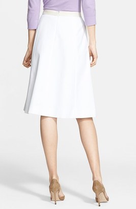 Nordstrom Full Pleat Cotton Blend Skirt