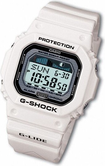 Zales Men's Casio Digital G-Lide Tide White G-Shock Watch (Model: Glx5600-7)  - ShopStyle