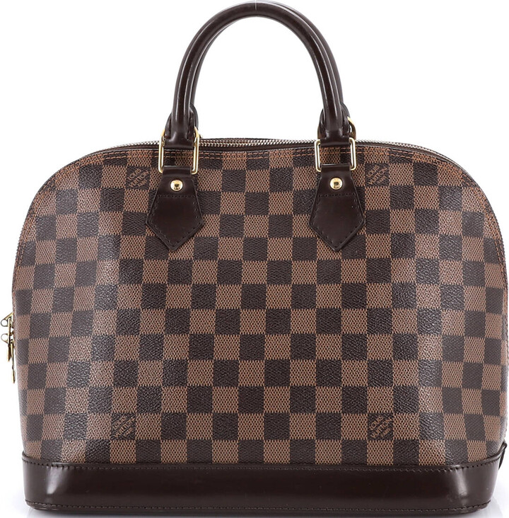 Louis Vuitton Vintage Alma Handbag Damier PM