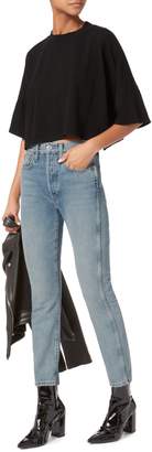 RE/DONE Double Needle Crop Jeans
