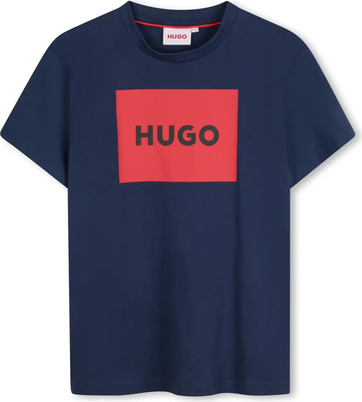 HUGO KIDS logo-print T-shirt
