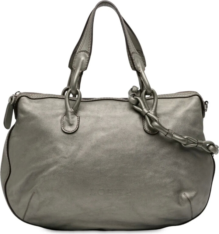Loewe Pre-Owned 2008 Metallic Leather Fiesta satchel