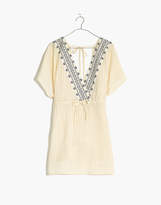 Thumbnail for your product : Madewell Embroidered Tie-Back Cover-Up Dress