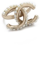 Thumbnail for your product : WGACA What Goes Around Comes Around Vintage Chanel CC Glass Pearl Ring