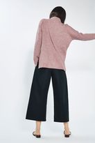 Thumbnail for your product : Topshop Poplin awkward wide leg trousers