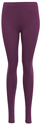 Zj Clothes Women's High Waist Leggings Ladies Plaid Skinny Casual Work Leggings Ultra Stretch Comfy Skinny Super Soft Full Length (Purple 16-18)