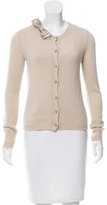 Thumbnail for your product : Prada Bow-Accented Crew Neck Cardigan
