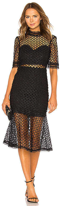 bardot fiona mesh dress