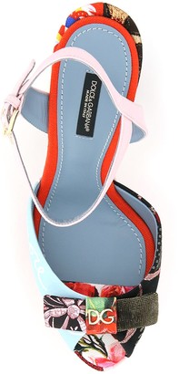 Dolce & Gabbana Bette Platform Sandals 9 Patch