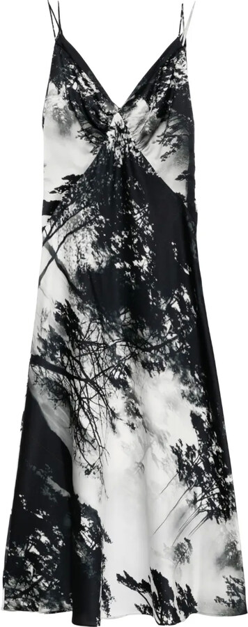 Saiid Kobeisy Printed Midi Dress