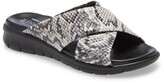Thumbnail for your product : Bos. & Co. Rouge Snake Embossed Slide Sandal