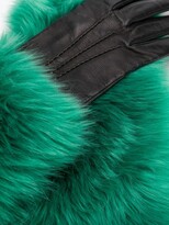 Thumbnail for your product : Prada Pre-Owned 2000 Faux Fur Lined Gloves