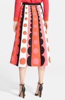 Thumbnail for your product : Valentino Graphic Pattern Crepe Midi Skirt